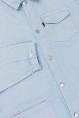 JACKET CANVAS JASMIN BLUE