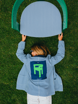 JACKET CANVAS DACIANO DA COSTA STEEL BLUE/CRU