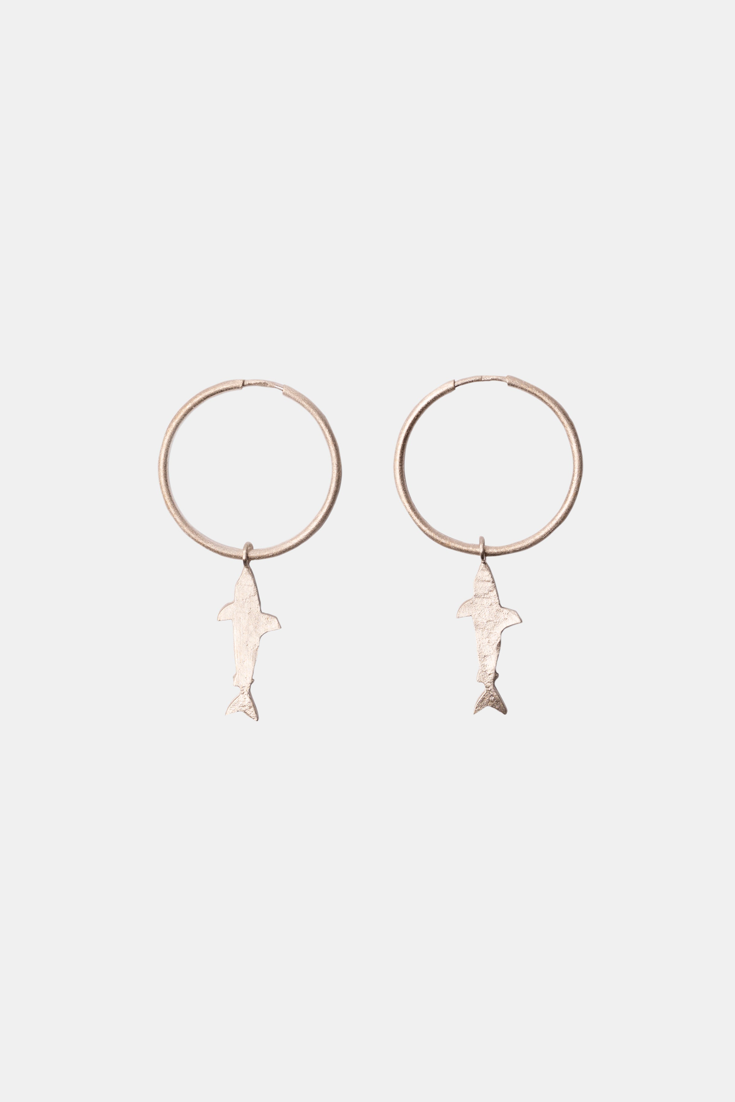 HOOPS SHARK MEDIUM SILVER