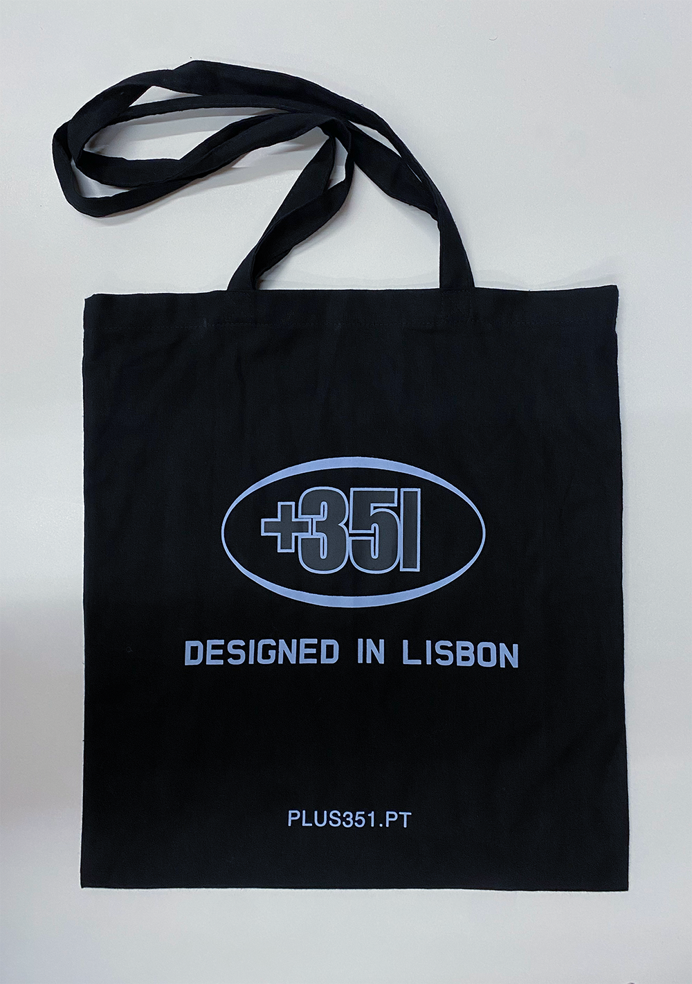 +351 Black tote bag