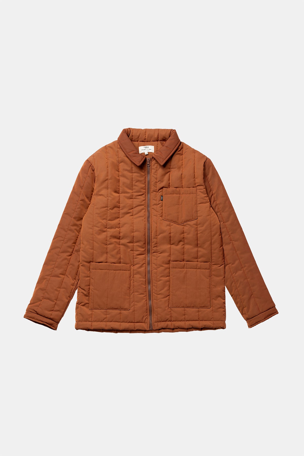 PADDED ZIPPER JACKET TERRA