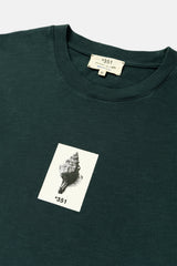 LONG SLEEVE GRAPHIC SEASHELL CHARCOAL