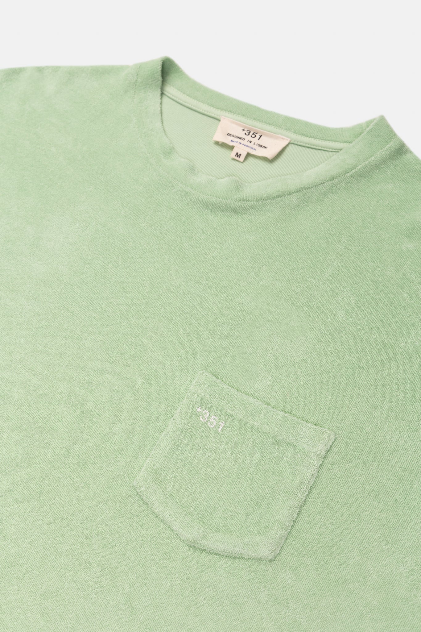 LONG SLEEVE TERRY WATER GREEN