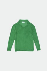 POLO LONG SLEEVE TERRY TURTLE GREEN