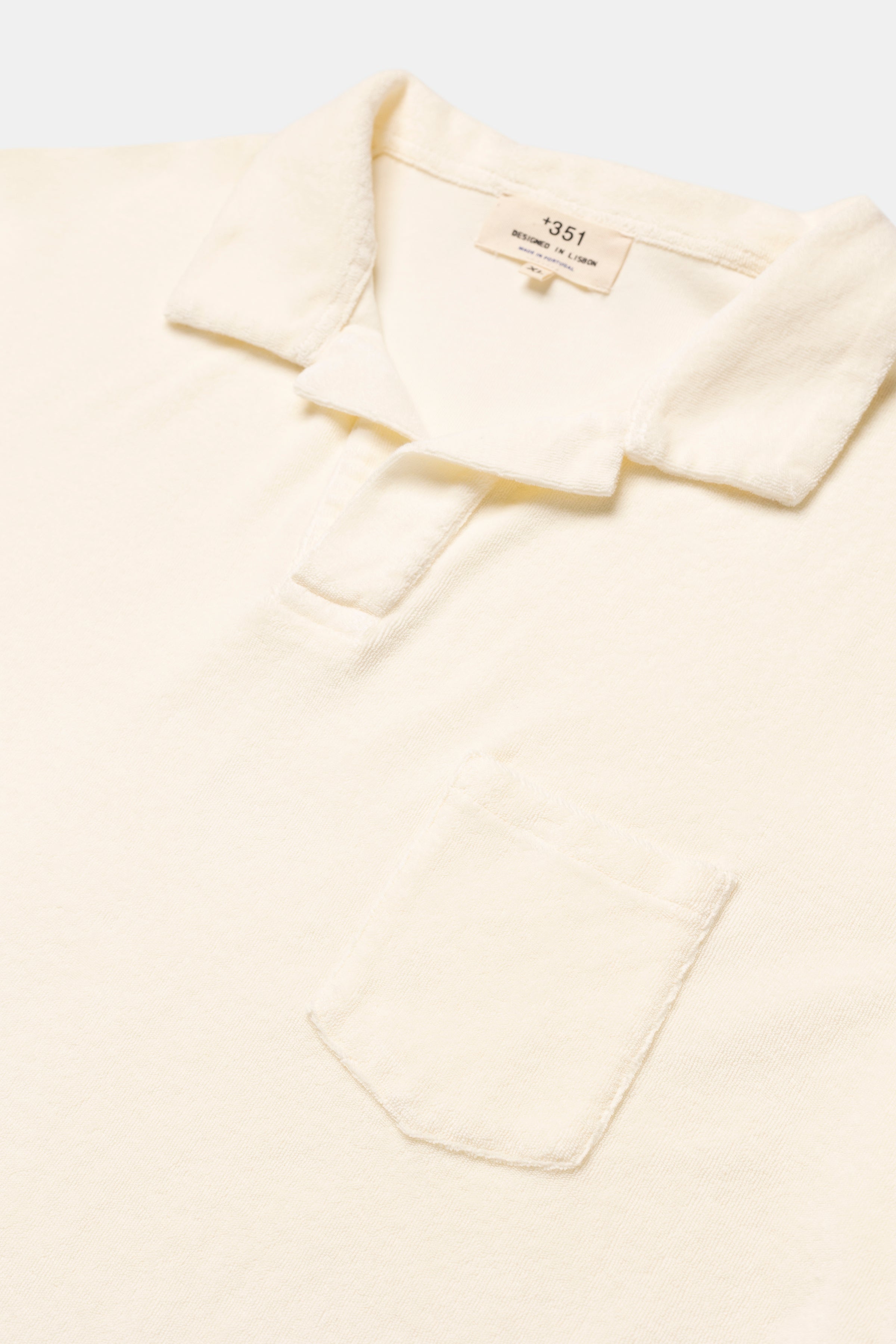 POLO TERRY OFF-WHITE