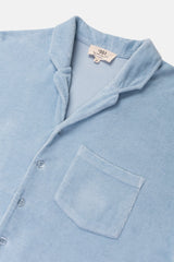 SHIRT LONG SLEEVE TERRY JASMIN BLUE