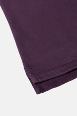 SWEATSHIRT ZIP PLUM