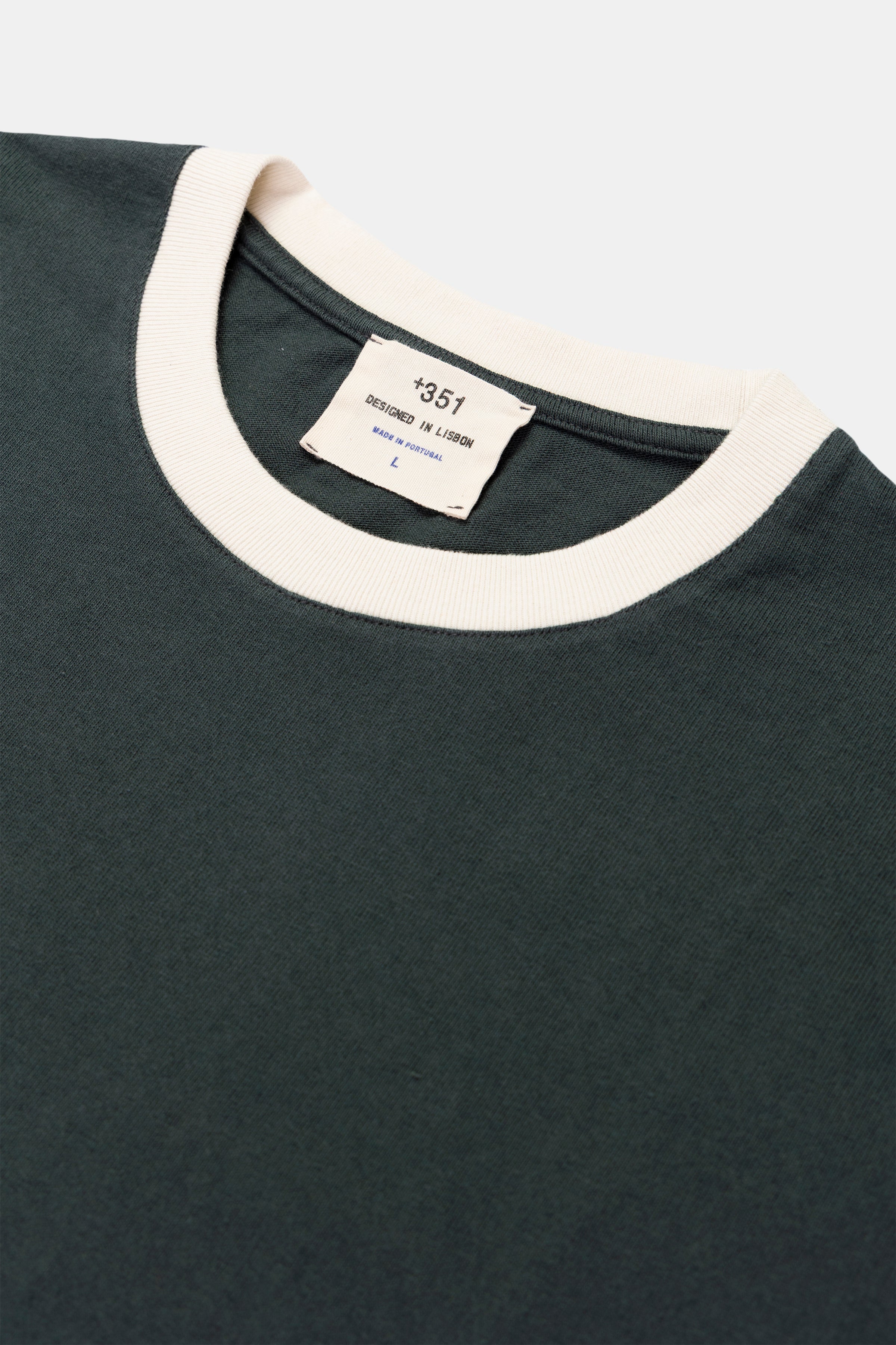 T-SHIRT RINGER CHARCOAL