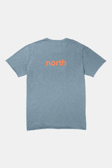 T-SHIRT ATLANTIC SKY BLUE/SALMON