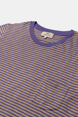 T-SHIRT STRIPES DUST/PURPLE