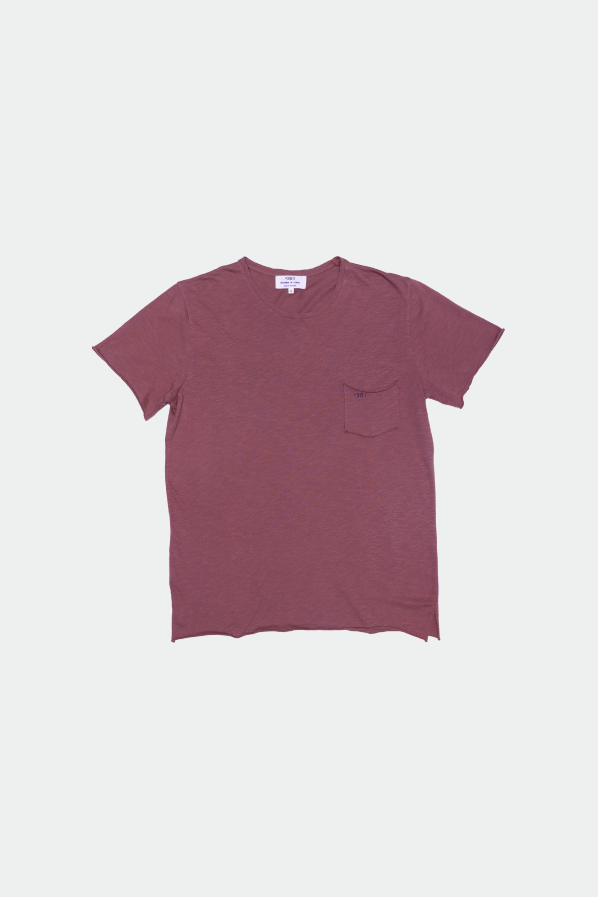 T-SHIRT ESSENTIAL AUBERGINE