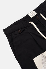 WALKSHORTS TWILL CHARCOAL/PATCH SEASHELL