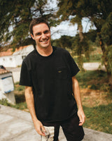 T-SHIRT HEAVYWEIGHT PARIS BLACK FADE OUT