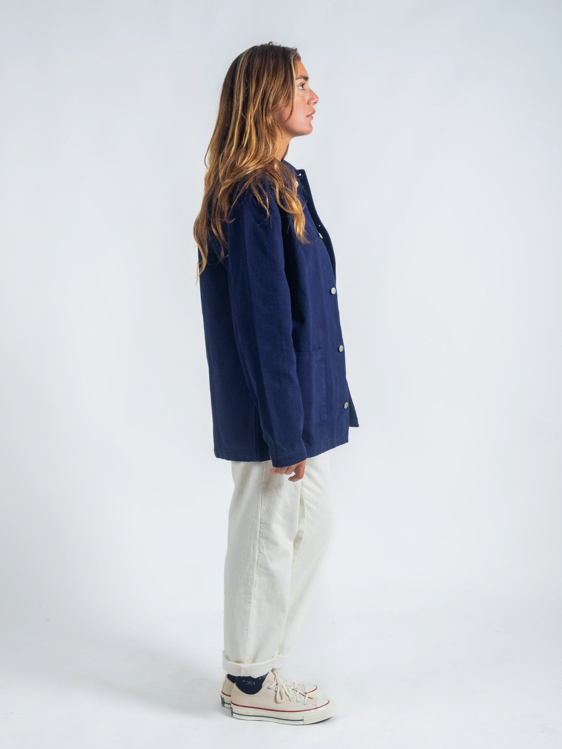 JACKET CANVAS BLUE NAVY