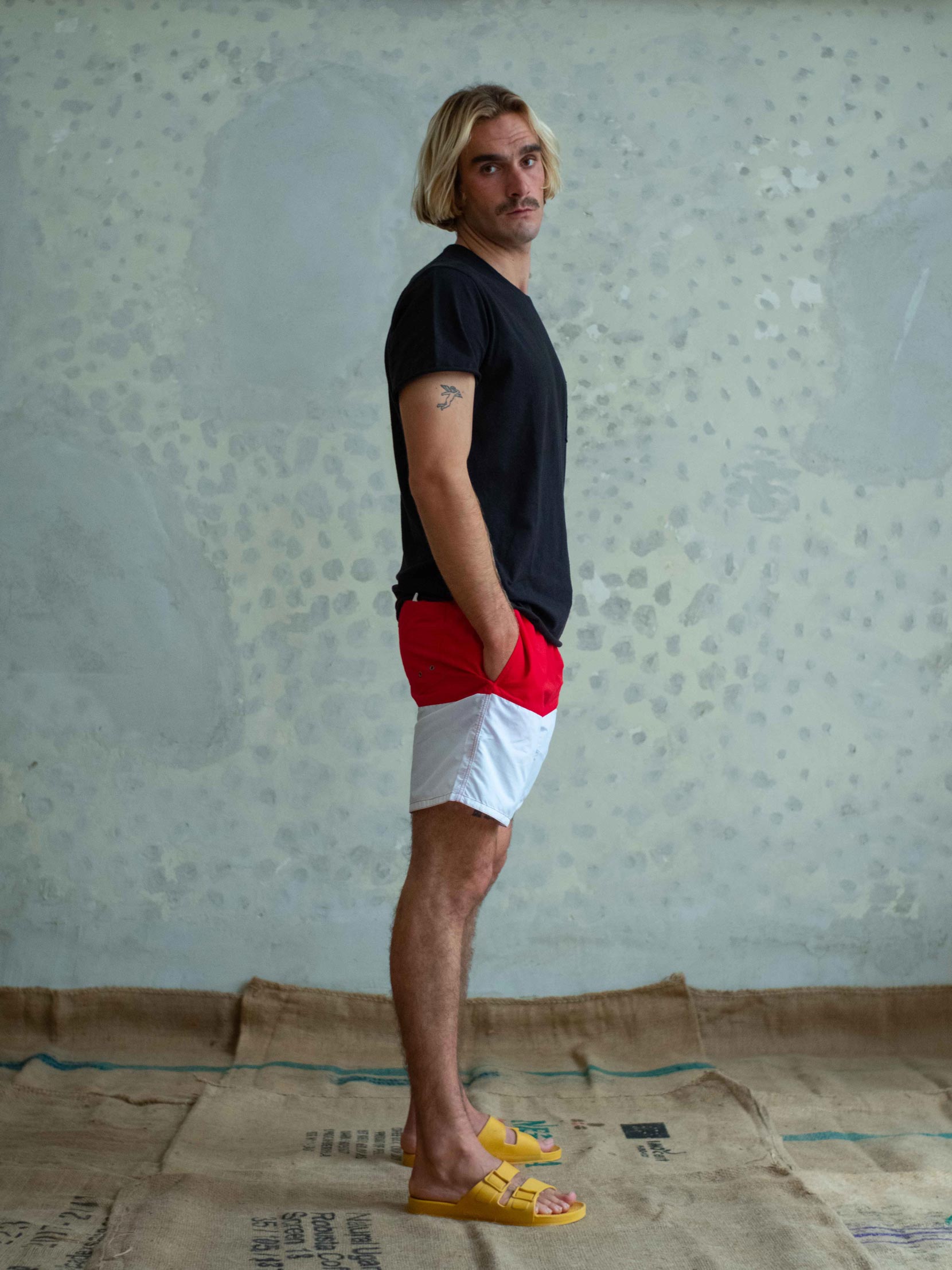 BOARDSHORTS LIFEGUARD RED/ CRU