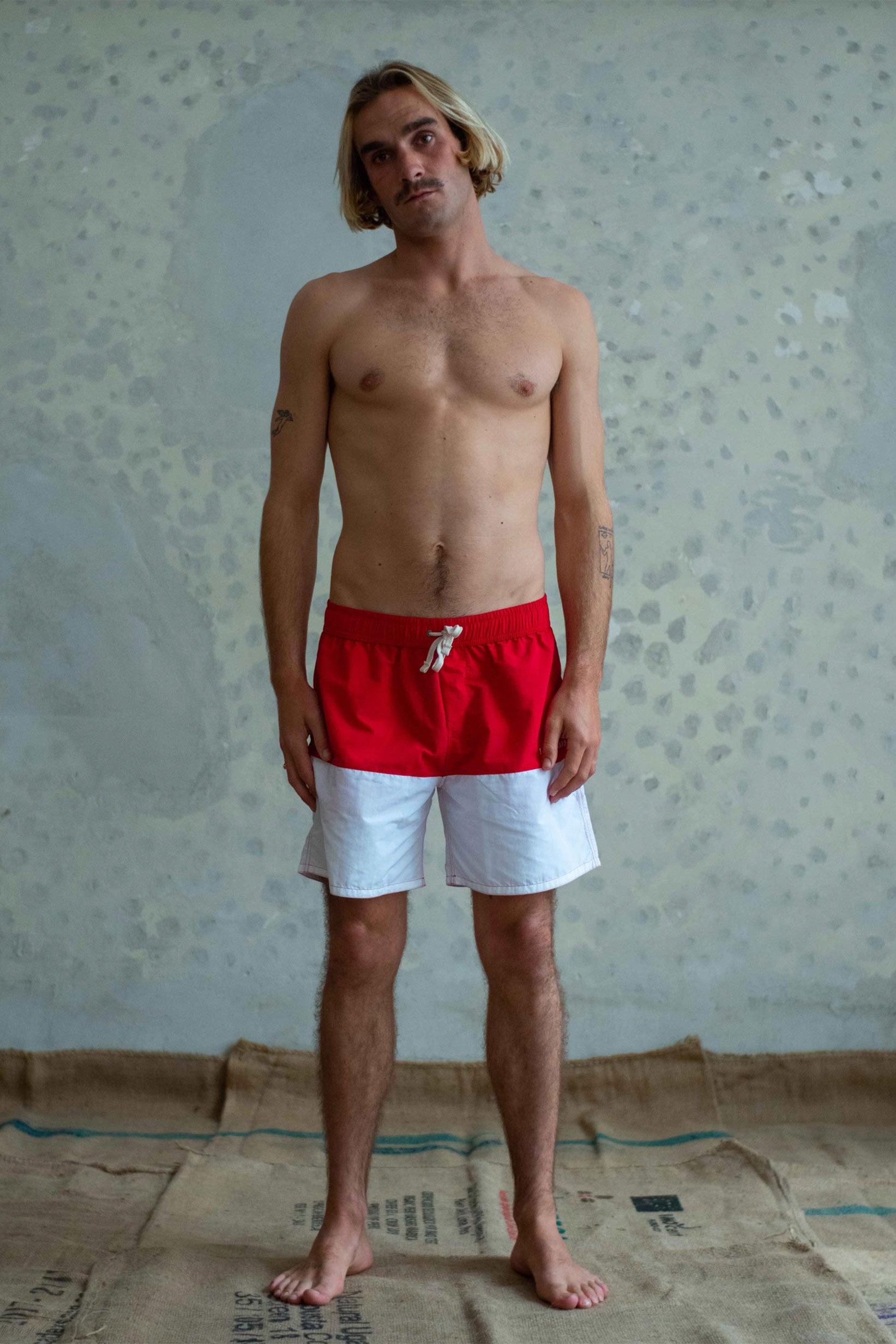 BOARDSHORTS LIFEGUARD RED/ CRU