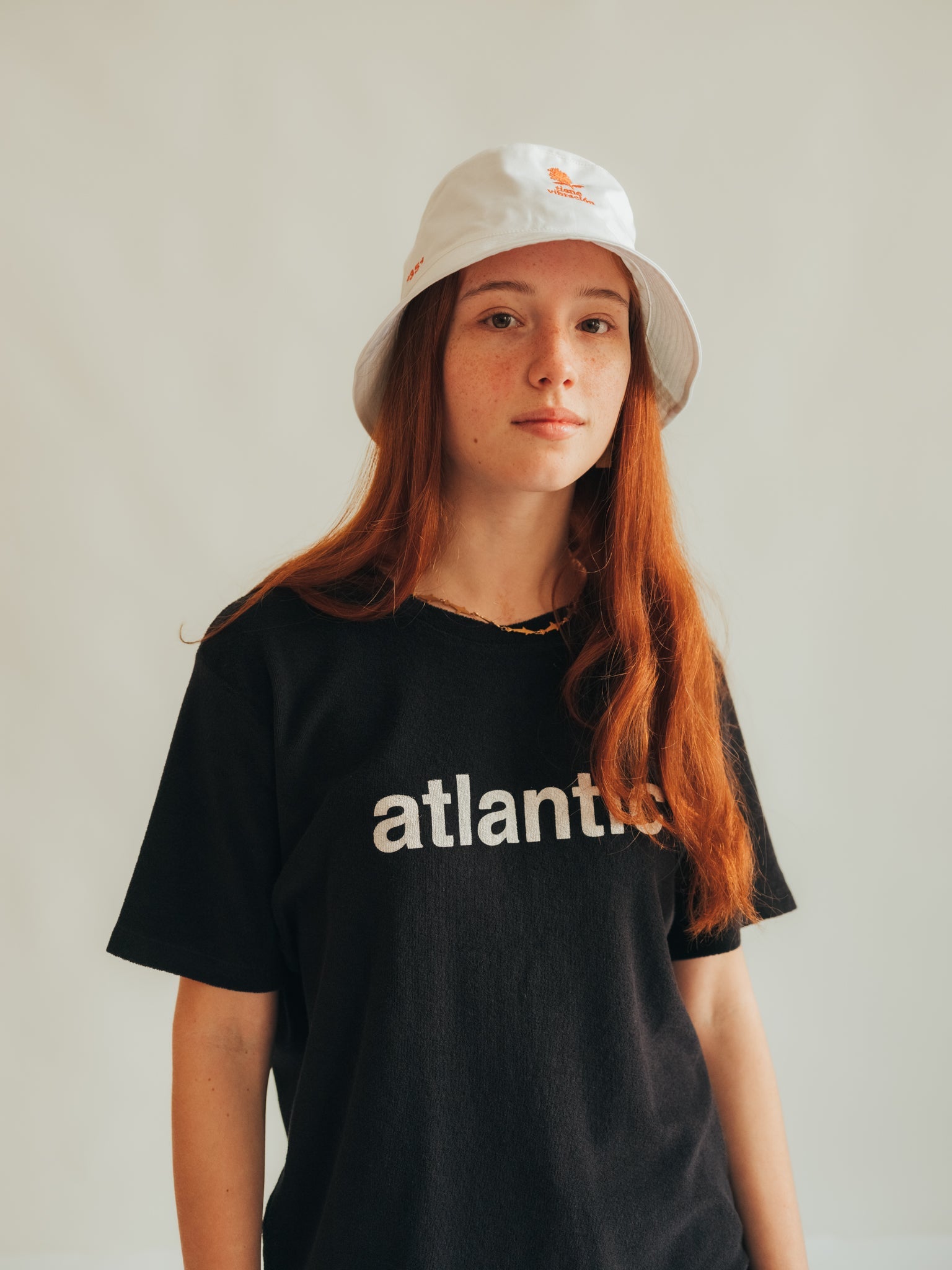 TSHIRT ATLANTIC TERRY CHARCOAL / OFF WHITE