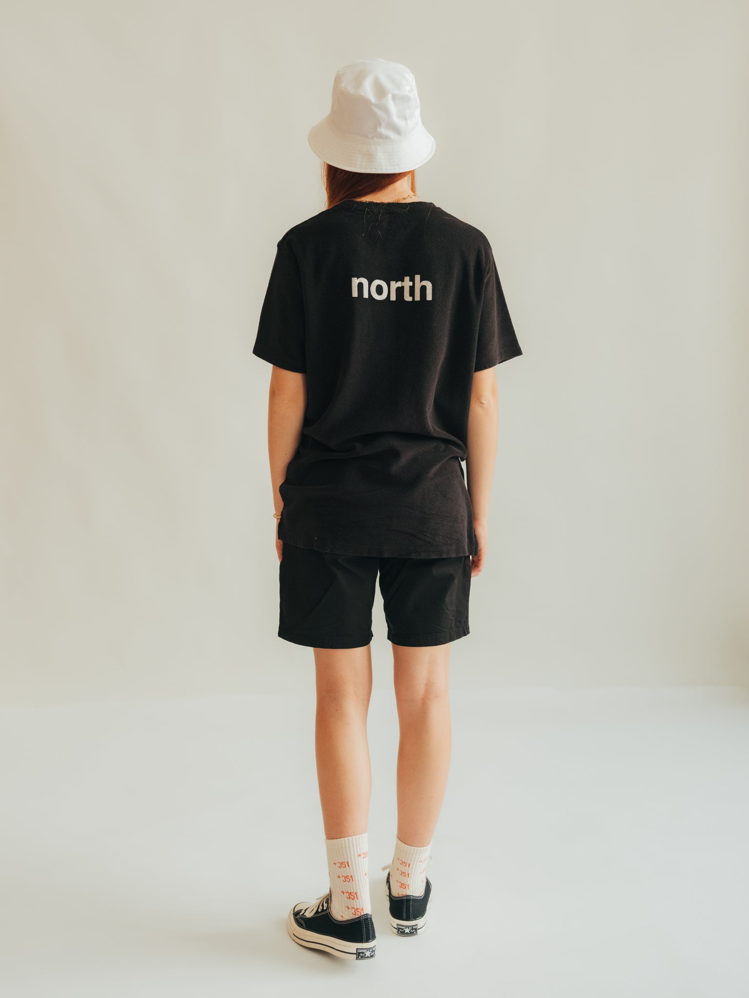 TSHIRT ATLANTIC TERRY CHARCOAL / OFF WHITE