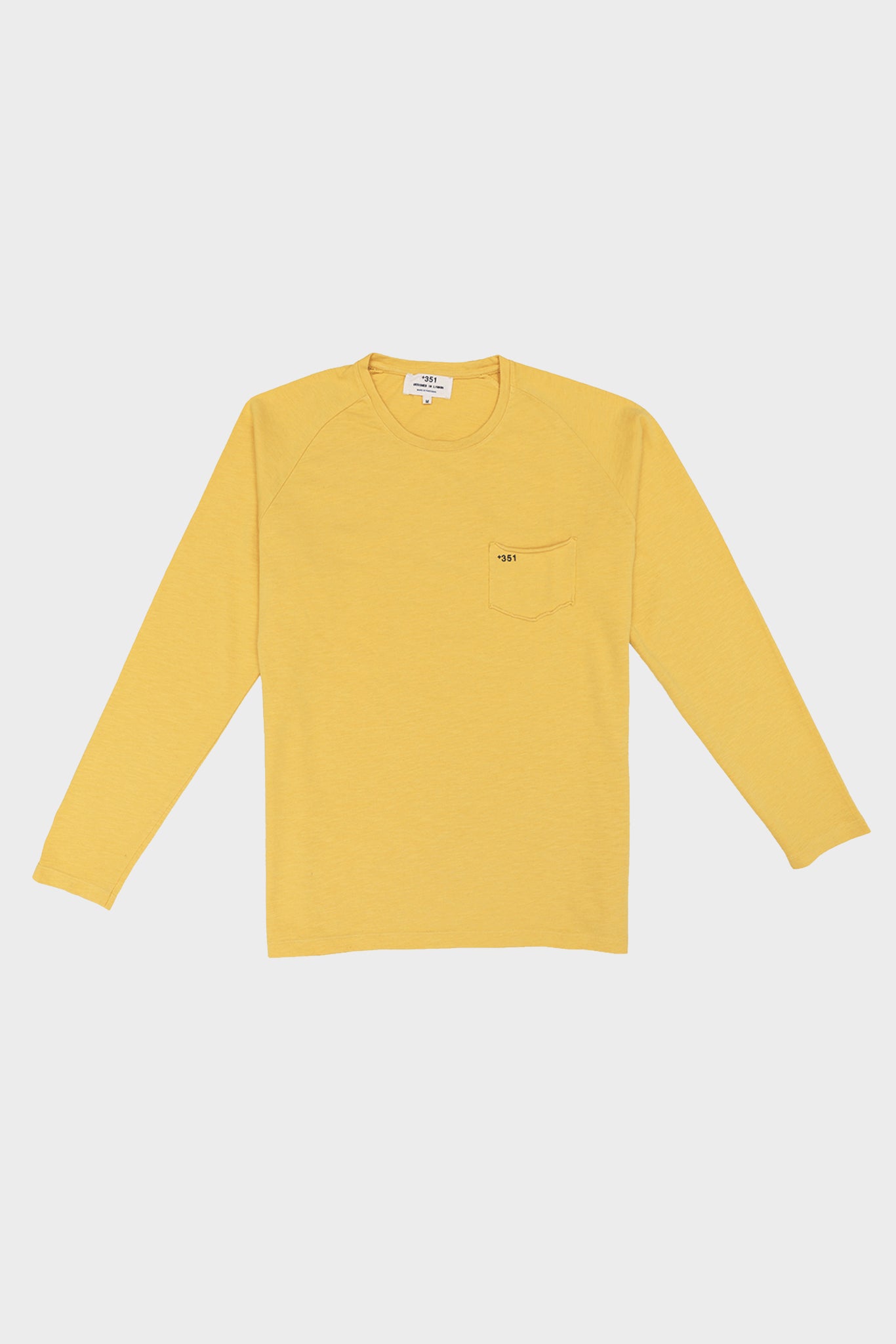 LONG SLEEVE ESSENTIAL PALE YELLOW