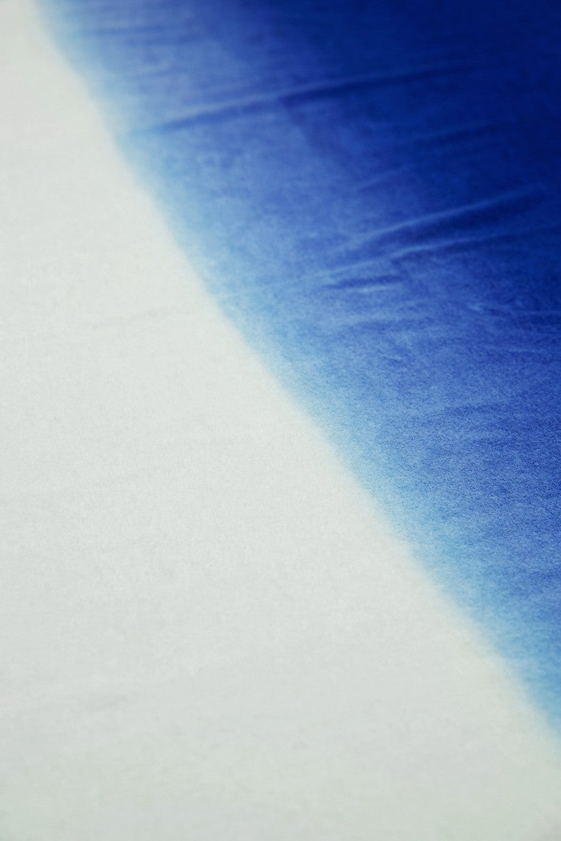 BEACH TOWEL BRIGHT BLUE GRADIENT