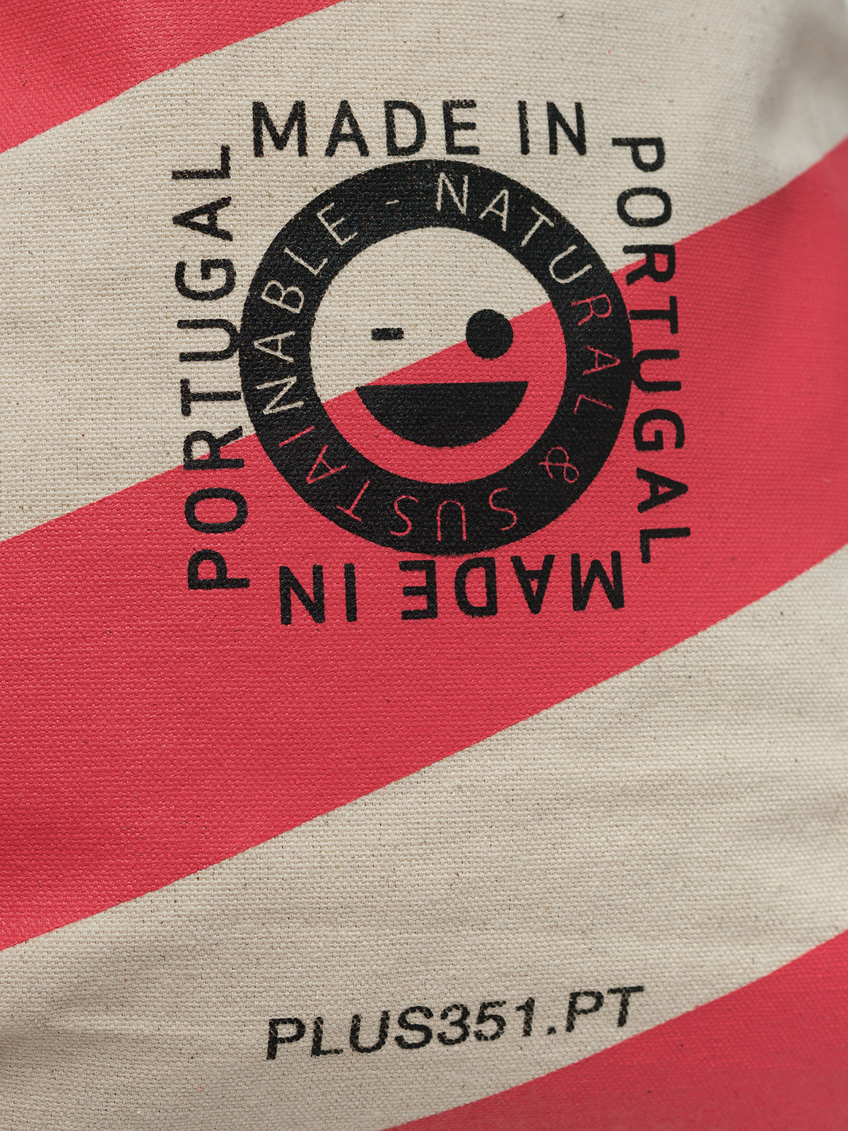 SALMON STRIPES TOTE-BAG