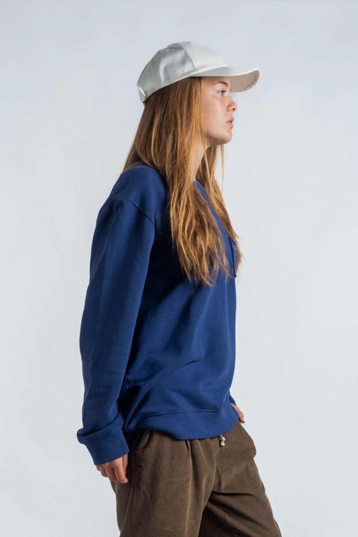 SWEATSHIRT ESSENTIAL BLUE NAVY