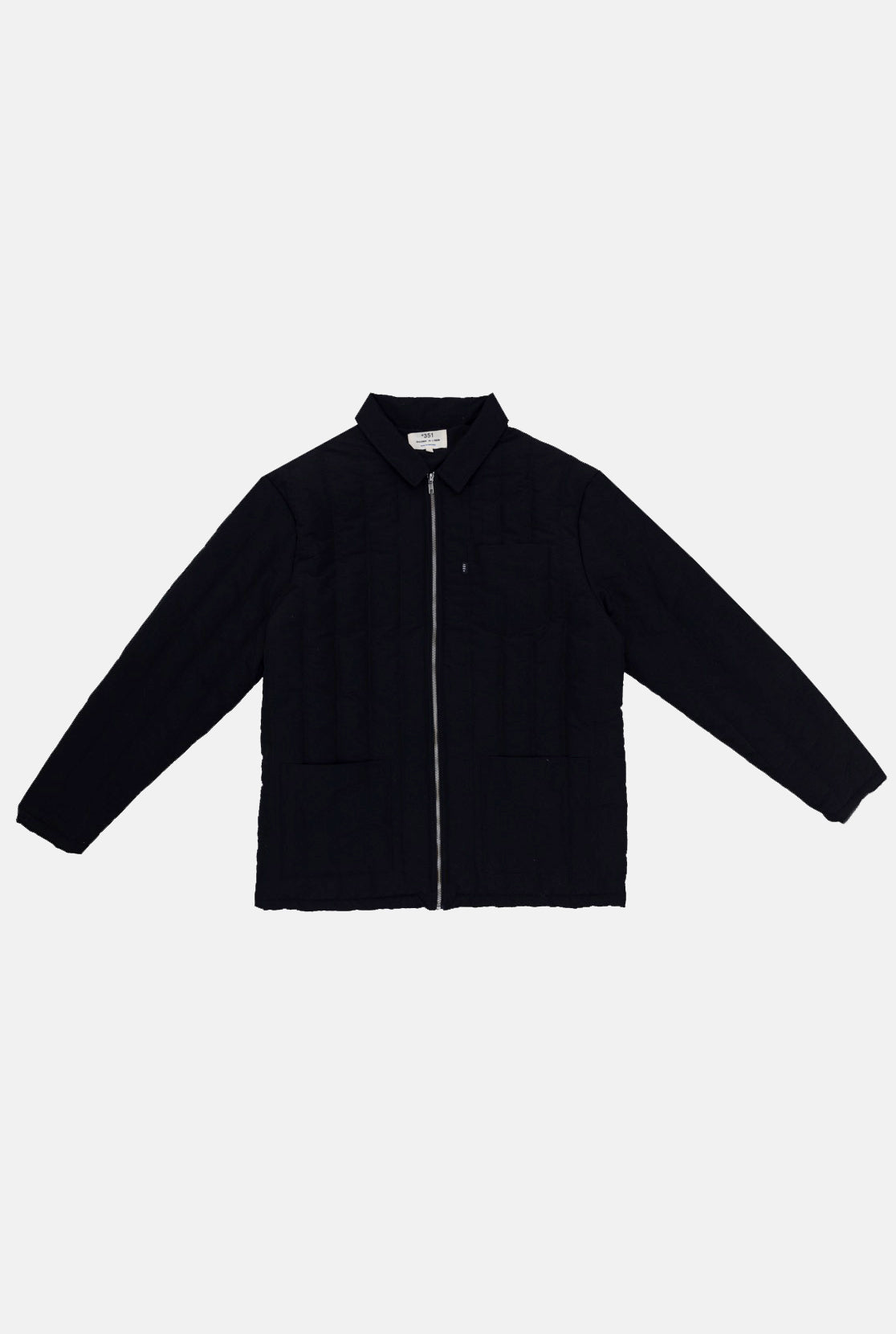 PADDED ZIPPER JACKET CHARCOAL