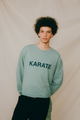 LONG SLEEVE RIB GRAPHIC KARATE