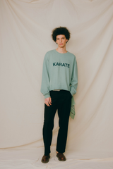 LONG SLEEVE RIB GRAPHIC KARATE