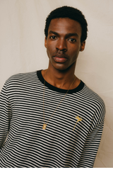 LONG SLEEVE STRIPES GRAPHIC BOTANIC