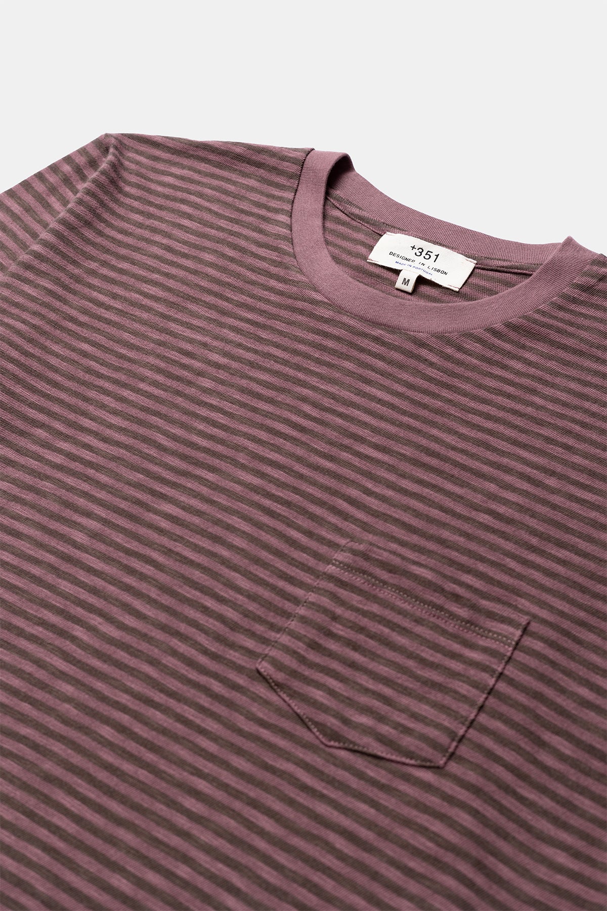 LONG SLEEVE STRIPES EXPRESSO & AUBERGINE