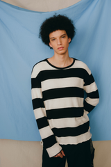 LONG SLEEVE KNIT STRIPES