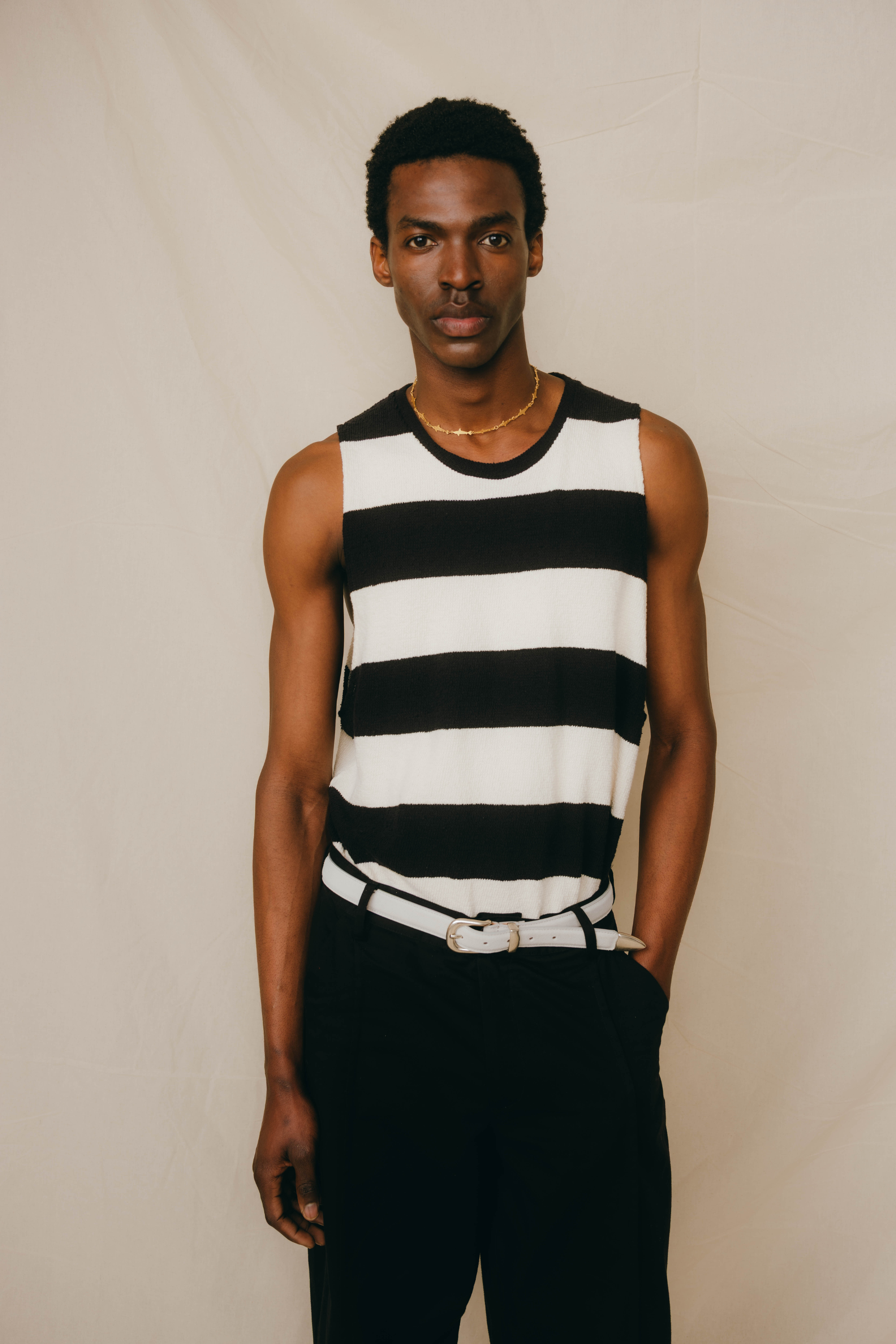 TANK TOP KNIT STRIPES