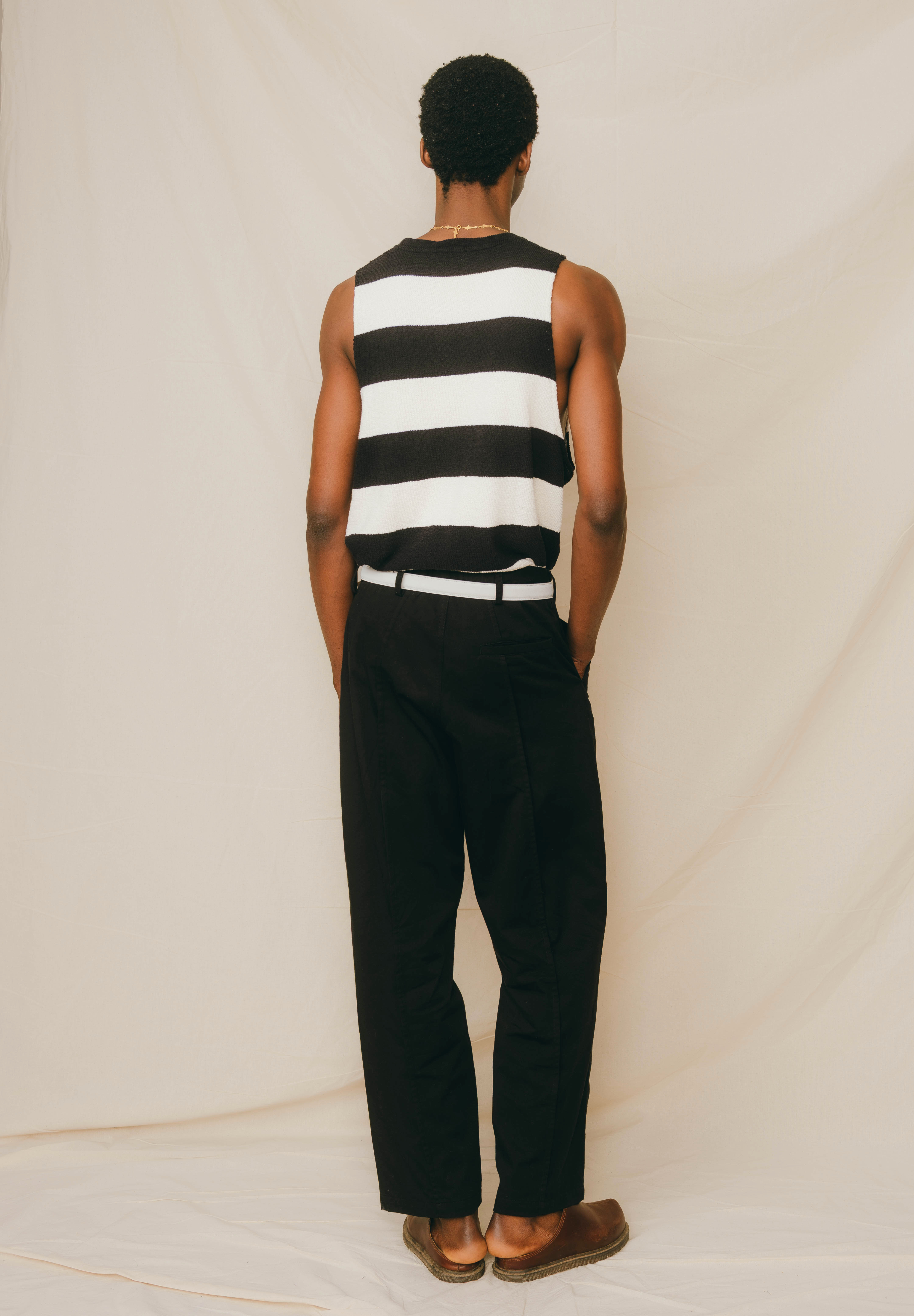 PANTS BAGGY LIGHT CANVAS BLACK