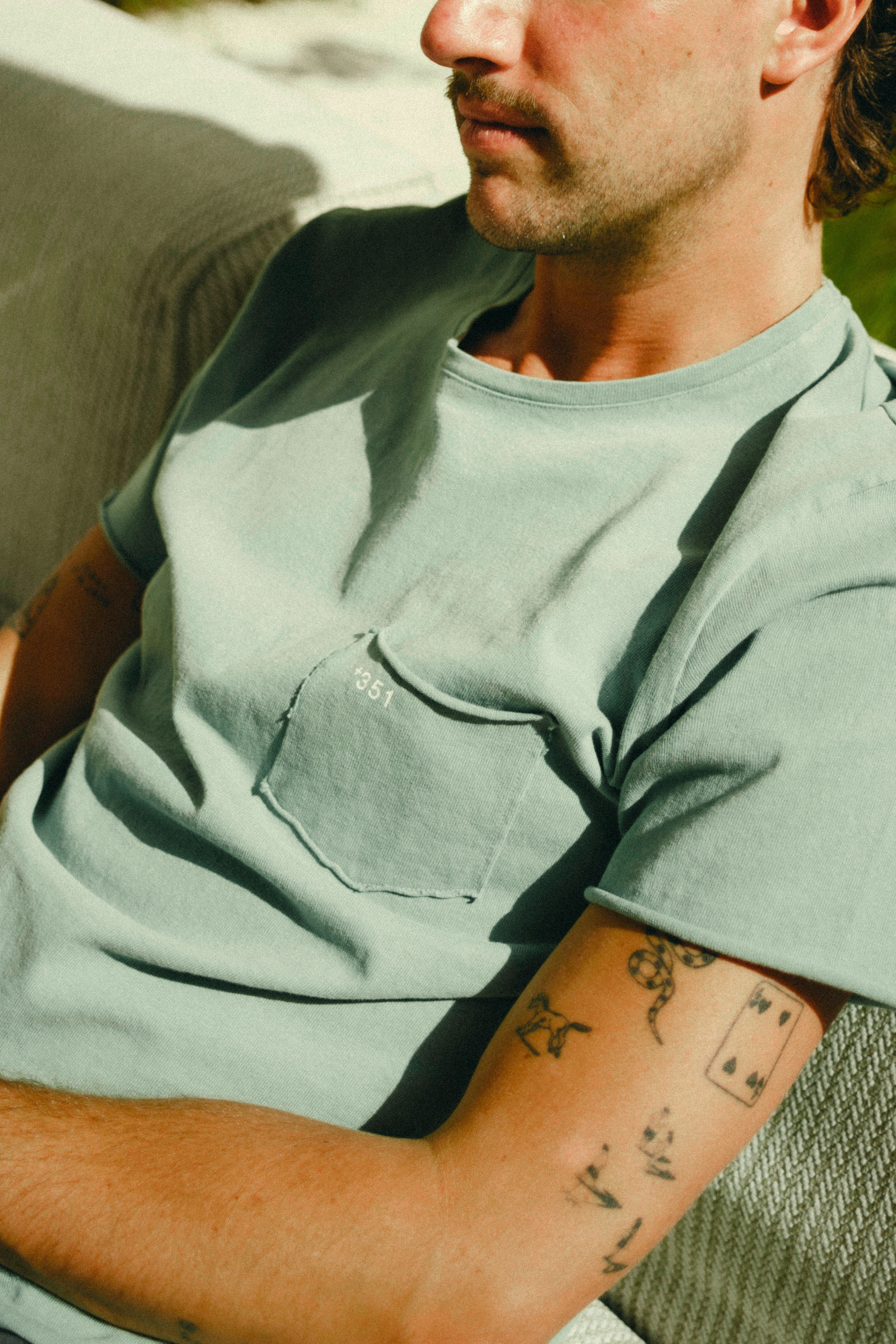 T-SHIRT HEAVYWEIGHT ICY GREEN