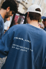 LONG SLEEVE GRAPHIC FOLDER PETROL