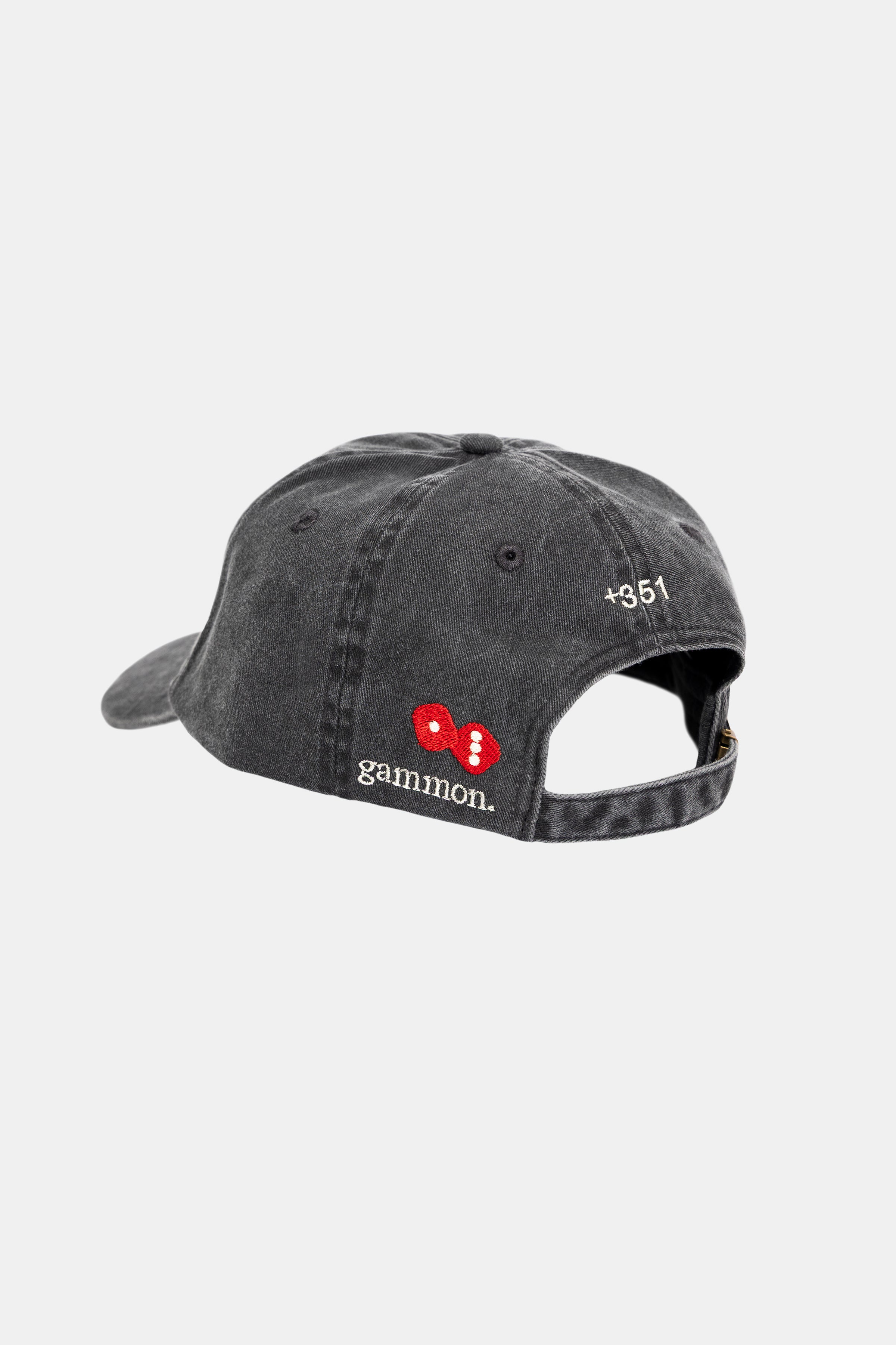 BASEBALL CAP GRAPHIC BACKGAMMON BLACK FADE OUT