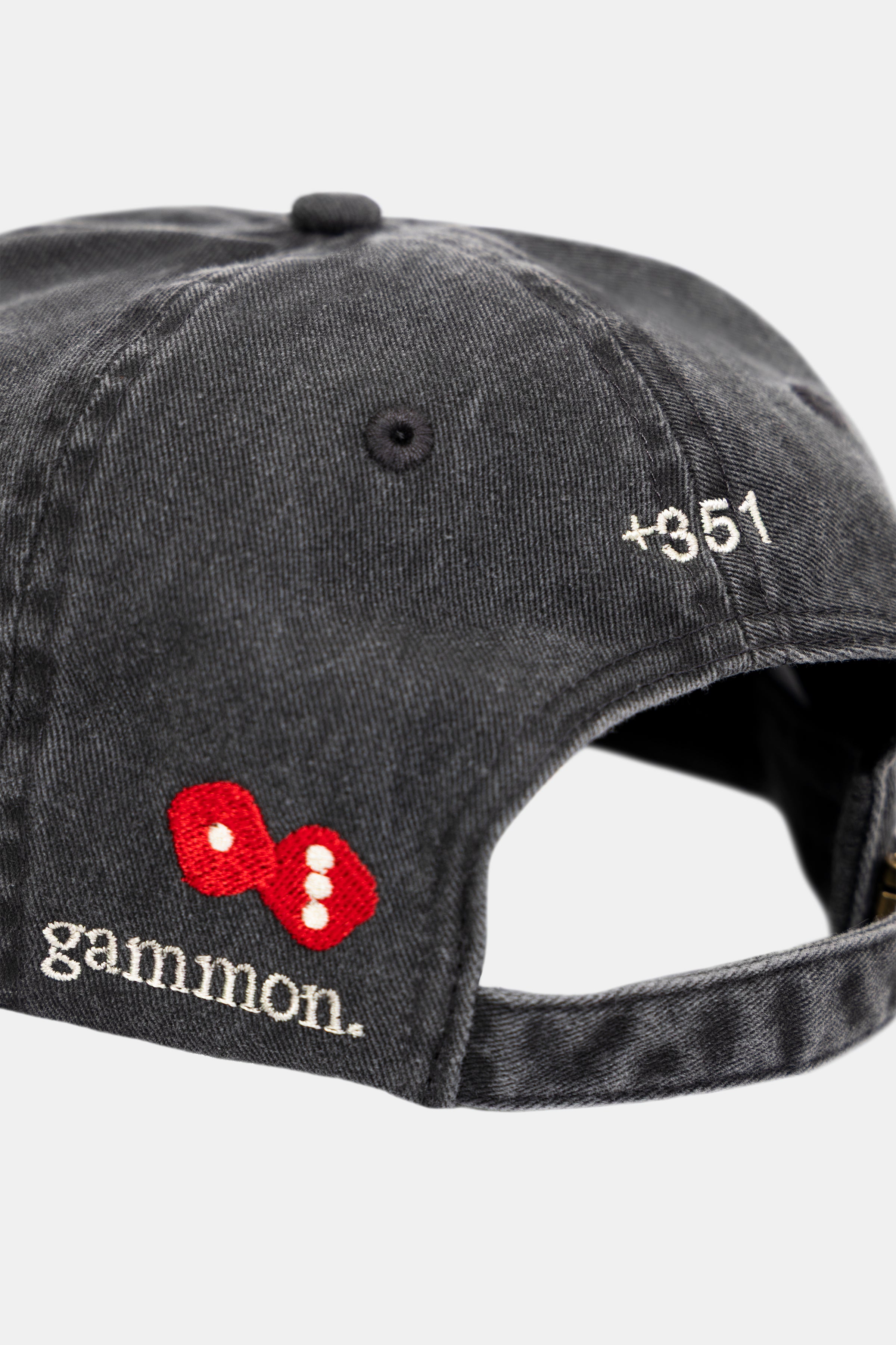 BASEBALL CAP GRAPHIC BACKGAMMON BLACK FADE OUT
