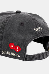 BASEBALL CAP GRAPHIC BACKGAMMON BLACK FADE OUT