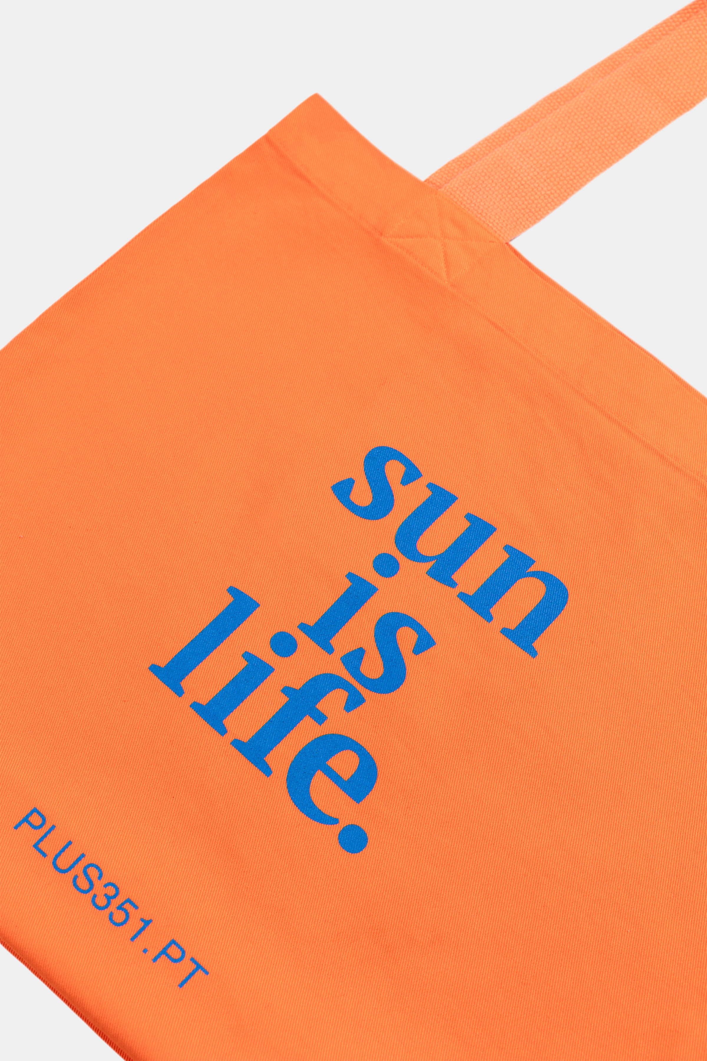 TOTE BAG SUN IS LIFE TANGERINE