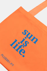 TOTE BAG SUN IS LIFE TANGERINE
