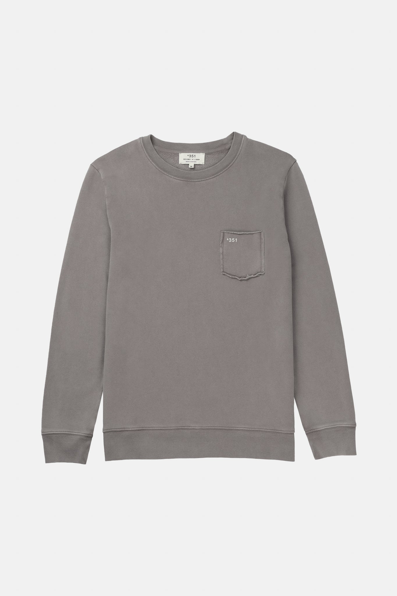 SWEATSHIRT ESSENTIAL STONE GREY