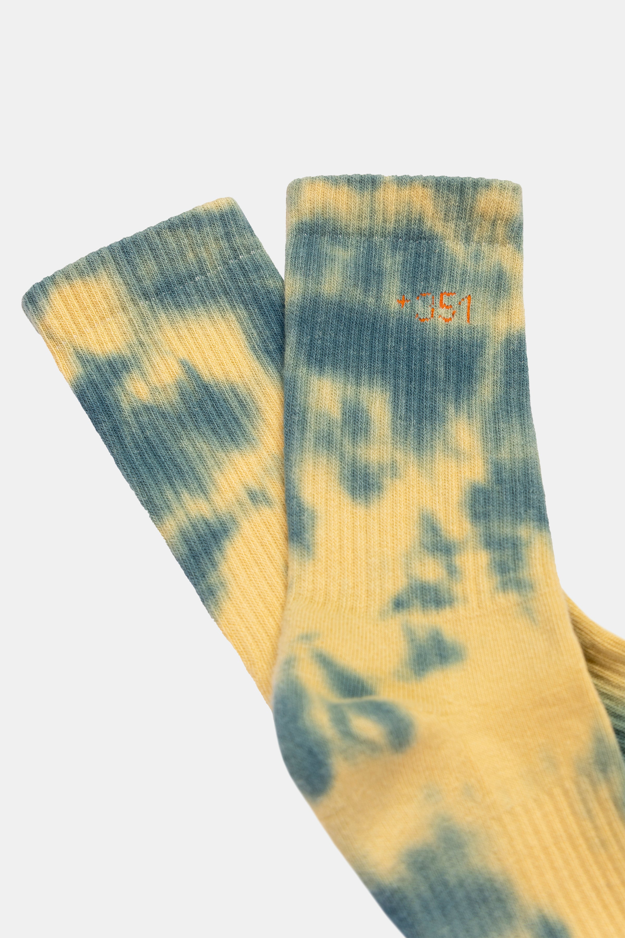 SOCKS +351 TIE DYE PETROL/YELLOW BALLOON