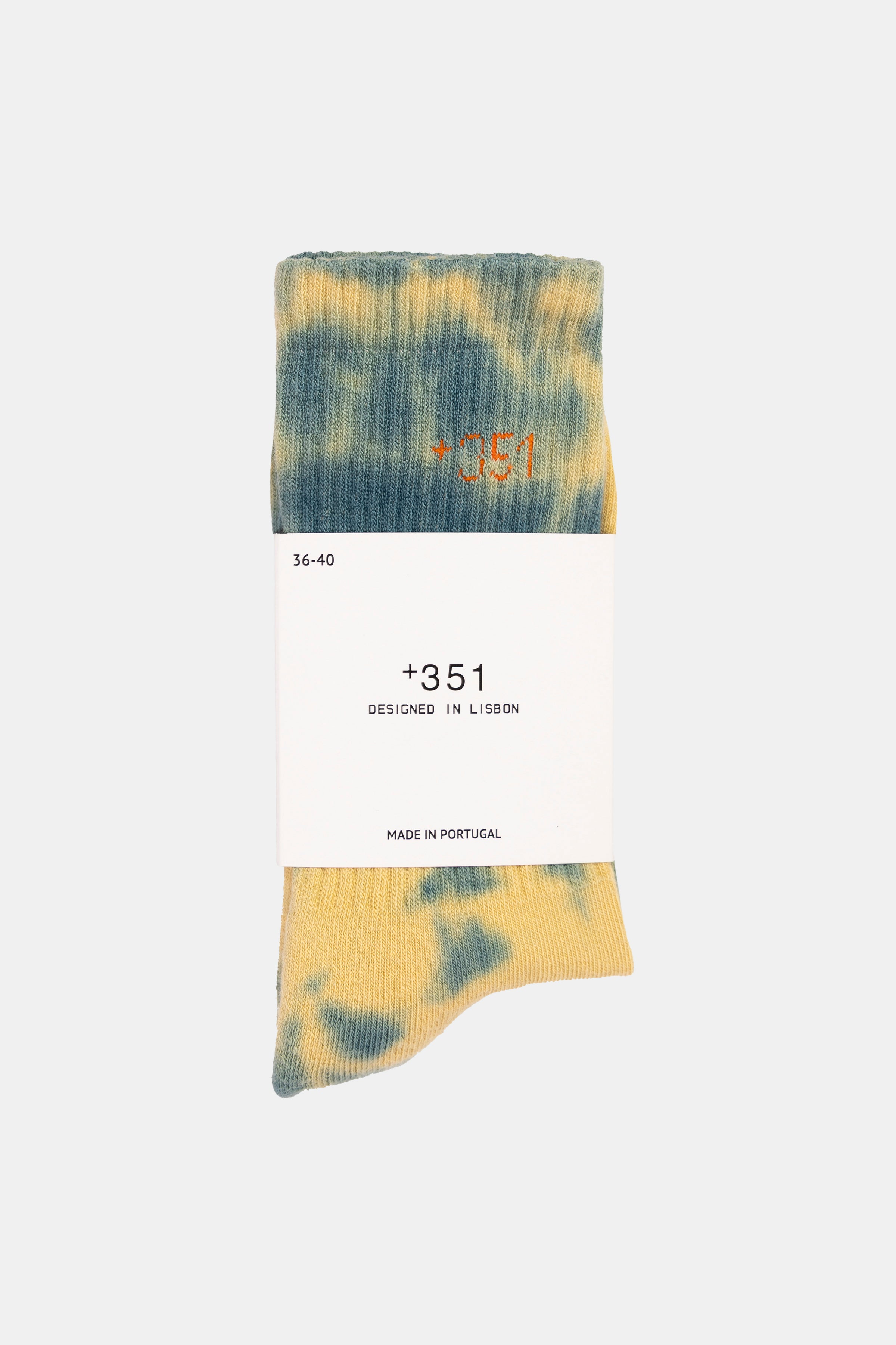 SOCKS +351 TIE DYE PETROL/YELLOW BALLOON