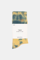 SOCKS +351 TIE DYE PETROL/YELLOW BALLOON