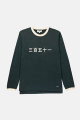 LONG SLEEVE GRAPHIC JAPAN CHARCOAL