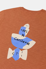 T-SHIRT RIB CECILE TERRA