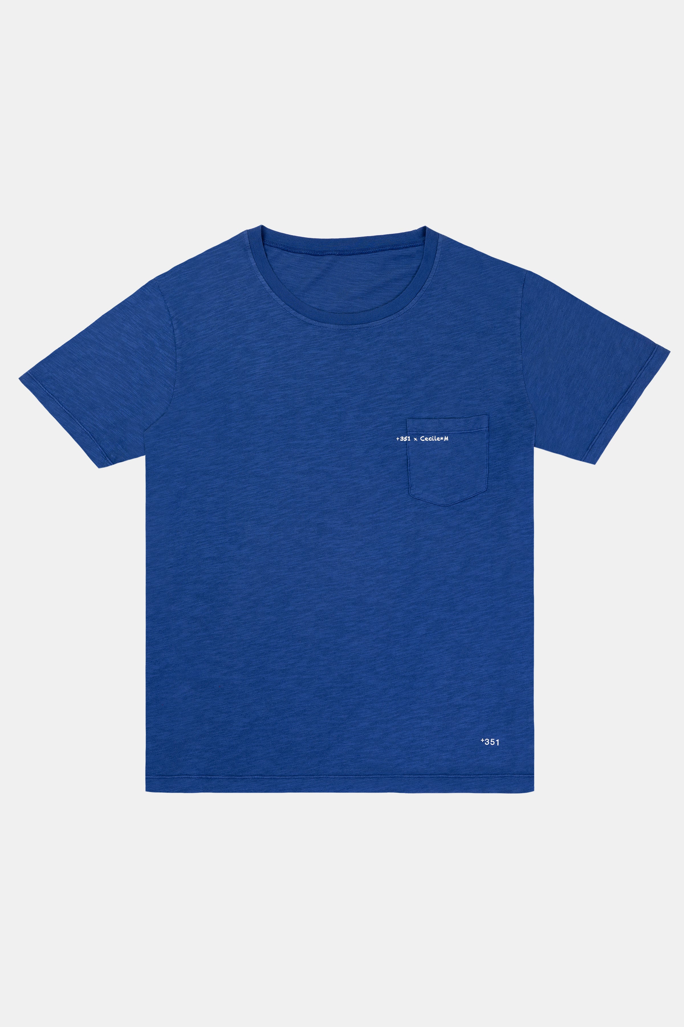 T-SHIRT RIB CECILE STEEL BLUE