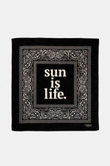 SCARF SUN IS LIFE BLACK