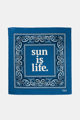 SCARF SUN IS LIFE BLUE